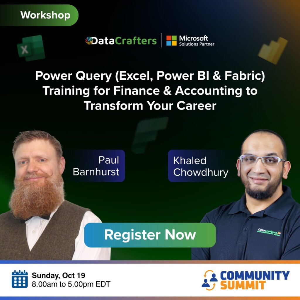 Power Query (Excel, Power BI & Fabric) Training for Finance & Accounting to Transform Your Career