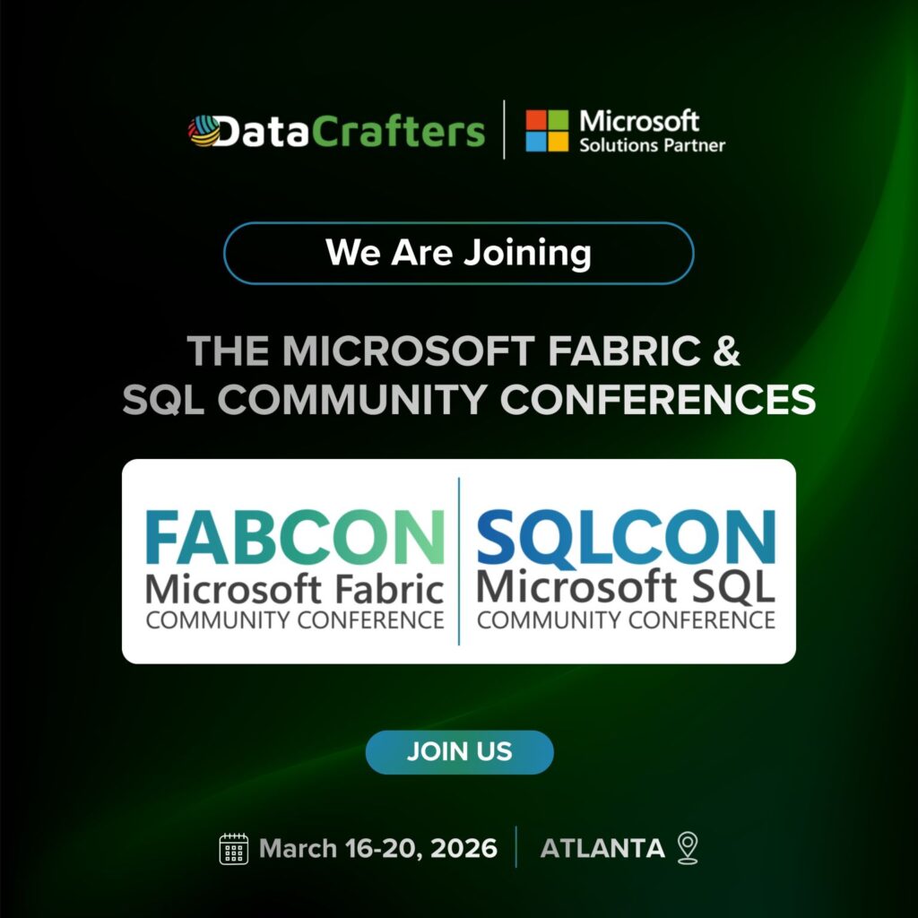 Catch 𝗗𝗮𝘁𝗮 𝗖𝗿𝗮𝗳𝘁𝗲𝗿𝘀 at 𝗙𝗔𝗕𝗖𝗢𝗡 and 𝗦𝗤𝗟𝗖𝗢𝗡 Conference