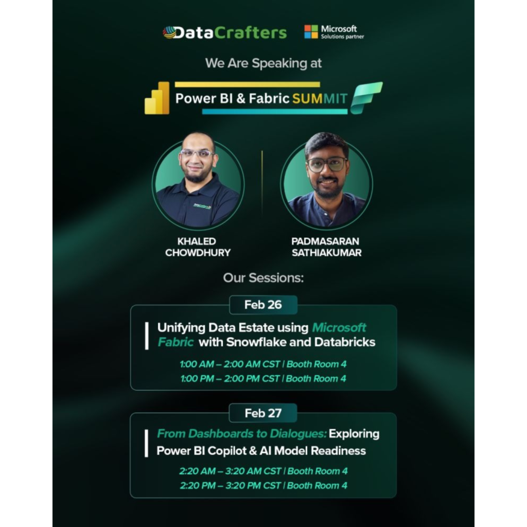 Catch 𝗗𝗮𝘁𝗮 𝗖𝗿𝗮𝗳𝘁𝗲𝗿𝘀 at 𝗙𝗔𝗕𝗖𝗢𝗡 and 𝗦𝗤𝗟𝗖𝗢𝗡 Conference
