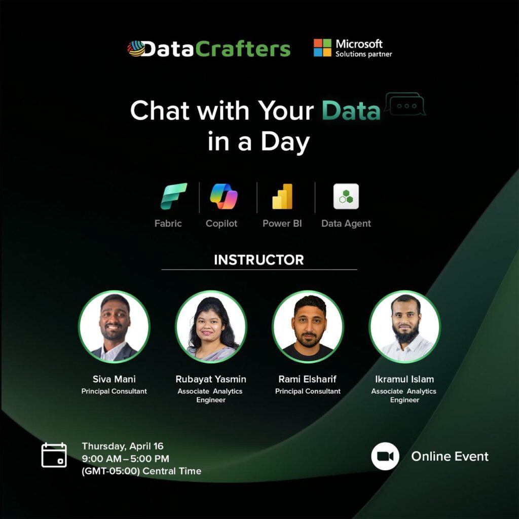 DataCrafters | Chat with Your Data in a Day